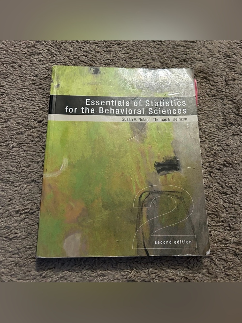 Essentials of Statistics for the Behavioral Sciences Textbook